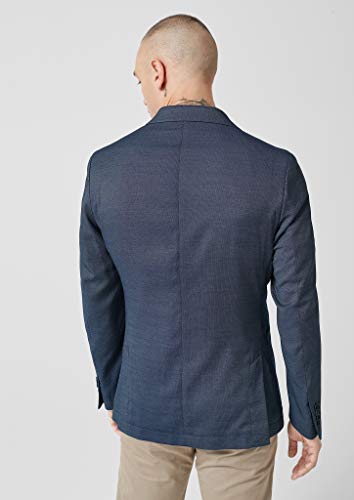 s.Oliver BLACK LABEL 02.899.54.4490 Veste De Costume, Bleu (Blue Dobby 58k4), 38 Homme - Image 8