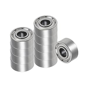 Kozelo 10Stk Rillen Kugellager 2.5x6x2.6mm