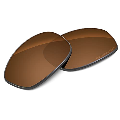 Image of Performance Replacement Lenses Compatible with Oakley Monster Dog Polycarbonate Polarized Etched-Nut Brown