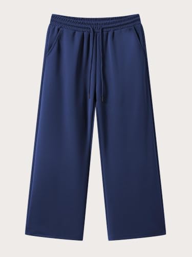 Image of JMIERR Men's Casual Baggy Pants Lightweight Wide Leg Lounge Travel Pants Streetwear with Pockets