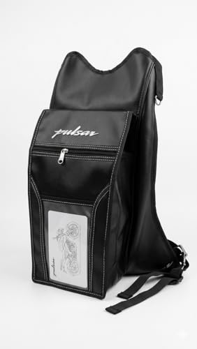 Image of Bike Tank Cover for Pulsar | Premium Motorcycle Tank Bag - Dual Compartment & Expandable Storage