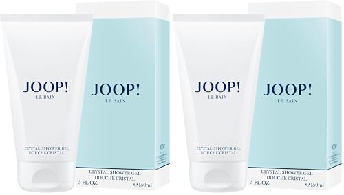 JOOP! Le Bain Shower Gel for her, Crystal Duschgel mit blumig-fruchtigem Damenduft, reinigt, pflegt und beruhigt, 150ml (Packung mit 2) – Ansicht 1