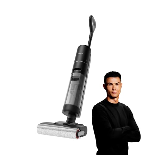 Dreame H12 Pro FlexReach Aspirador Vertical Sem Fio Seco e Úmido, Reclinável a 180°, Secagem em 5 Min, Sucção 18kPa, Lavagem a Quente a 90°C, Limpeza com Escova Dupla, 50 Min de Limpeza, 220V-240V
