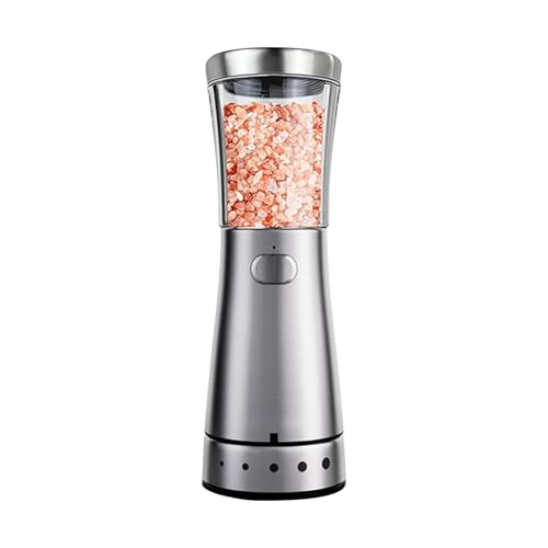 Molinillo De Pimienta | Molinillo De Pimienta Compacto | Salero Eléctrico Recargable,Para Cocina Restaurante Y Hogar