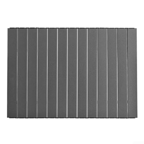 Mesa de camping plegable y carrito de carro, mesa de picnic portátil de aleación de aluminio, carrito al aire libre con cubierta, ligero y compacto para picnics, portón trasero, camping (5 pulgadas