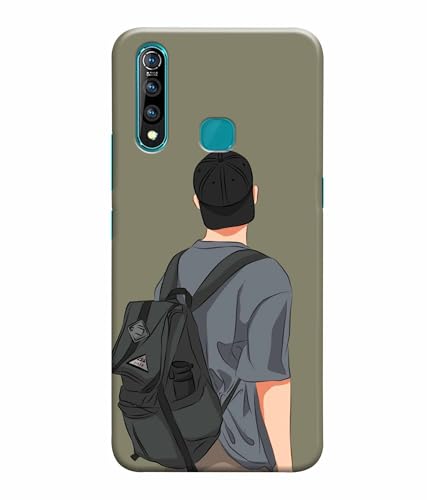 Image of School Boy College Boy Printed Hard Back Case Cover & Compatible for Vivo Z1 Pro (Multicolor) - D1813