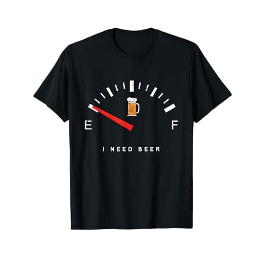 Fête De La Bière Compteur De Vitesse J'Ai Besoin D'Une Bière T-Shirt