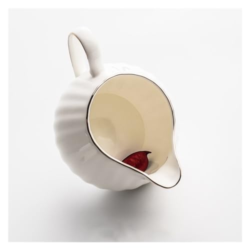 Pichet séparateur de sauce blanc 300ml pour doser sans verser à côté - 4