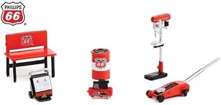 ModelToyCars Shop Tool Accessories - Phillis 66, Red - Greenlight 16140B/48-1/64 Scale Diecast Accessory