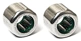 SAOIGEJUA 2pcs HF081412 Needle Roller Bearings Unilateral Bearing Small Octagonal Bearings Industrial Bearings 8mm Bore 14mm OD 12mm Width with Nice Load Carrying Capacity and Stiffness Bearing