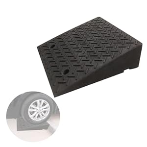 Rubber Curb Ramp, Portable Threshold Ramp, Heavy Duty Driveway Kerb Ramp For Pavements Car Bike Wheelchair Motorcycle Handcart 5 31u qhgcg1l. sl500 . ss300