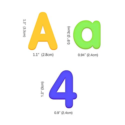 Aomola 106PCS Magnetic Letters & Numbers for Toddlers Early Learning Toy Gift for Kids Classroom