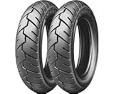  COPPIA GOMME MICHELIN S1 3.50-10 59J DOT 2018 PER PIAGGIO VESPA 125 PX 200 PX T5