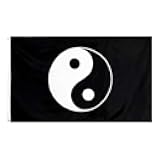 PringCor Large 3x5FT Yin Yang Flag Vivid Color Taoism Dorm Man Cave Garage Yoga