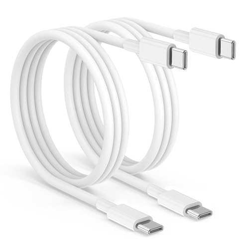 Image of 2pack 3ft USB C to C Cable, 60W Type C to Type C Fast Charging Cord for iPhone 17 16 15 Pro, Pro Max, Plus, iPad Pro, MacBook Air 13 inch, iPad Pro, Air, for Samsung Galaxy S25 and More