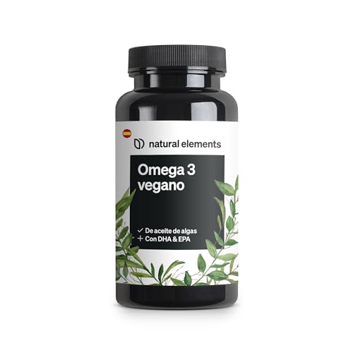 Omega 3 – 1444mg de Aceite de Algas (DHA + EPA 675mg) – 90 cápsulas blandas clínicamente probadas