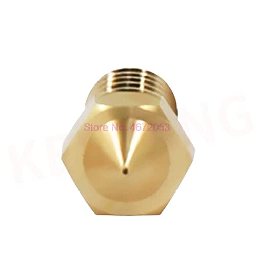 Lysee 3D Printer Parts & Accessories - 2000pcs/lot 3D Printer Accessories V5 V6 M6 Threaded Nozzle 0.2 0.25 0.3 0.4 0.5 0.6 0.8 1.0mm for 1.75mm 3.0mm Full Metal - (Size: 0.5mm 3.0mm)