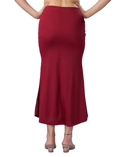 Image of LADLA FASHION] Women's Saree Shapewear - Mermaid Cut Saree Shaper Petticoat with Side Slit,