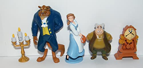 Beauty And The Beast Movie Deluxe Party Favors Goody Bag Fillers 14 Set With 10 Figures Including Princess Belle, The Beast, Gaston And More! #TOP3