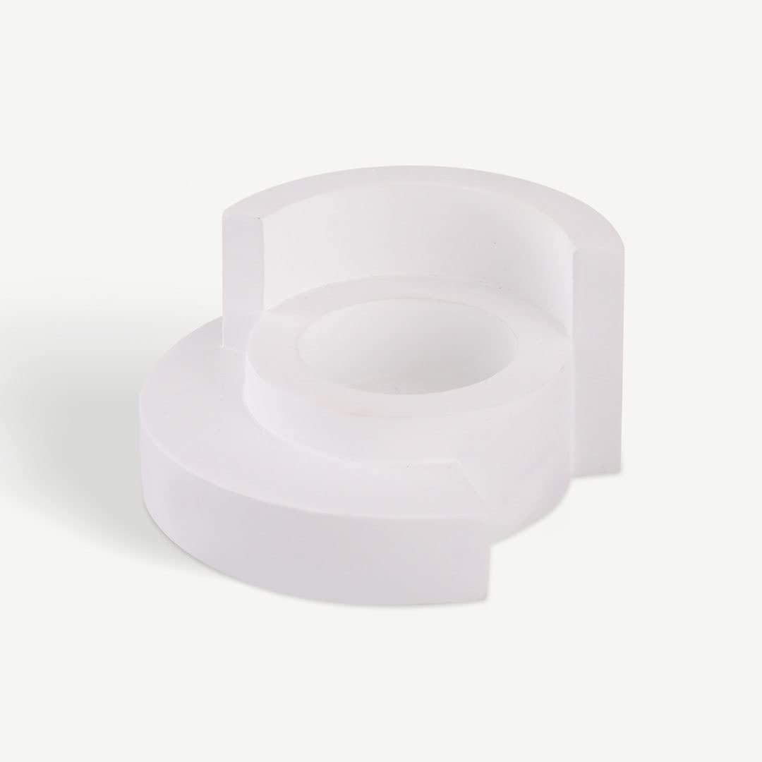 OC Home Blaike Candle Holder White 9.50x9.00x5.00