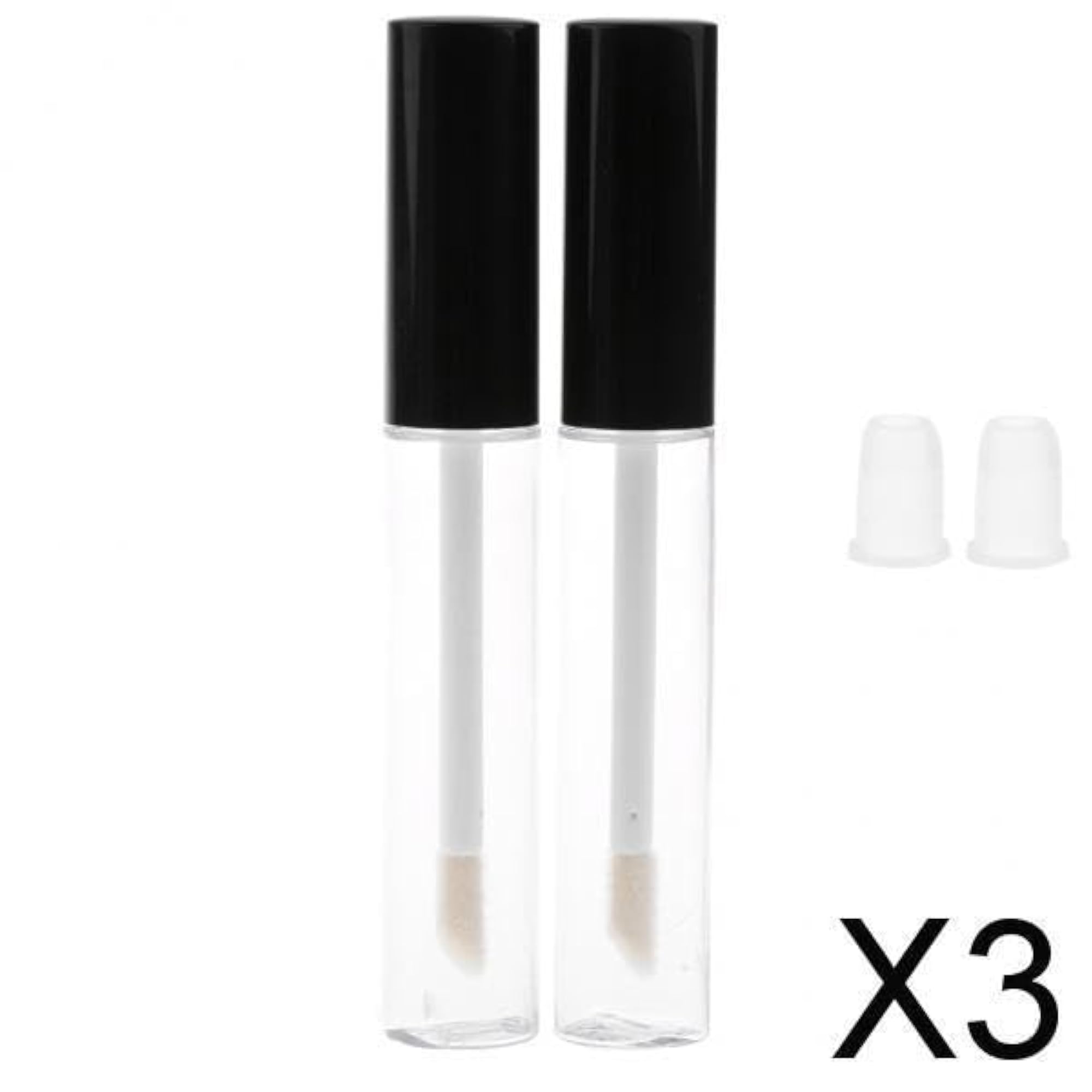 3x2 Pieces 7ml Lip Gloss Empty Mascara Tubes