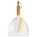 mDesign Hand Held Dustpan and Brush Set - Angled Brush Head, Long Bamboo Wood Handle with Hanging Loop - for Household Cleaning, Kitchen, Garage, Bathroom, Laundry or Utility Room - White/Natural