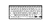 Produktbild LogicKeyboard XL-Print Black on White FR (Mac/BT)