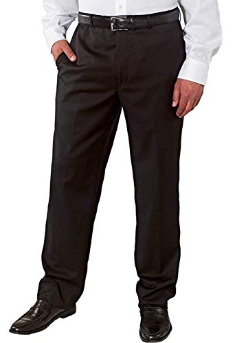Kirkland Signature Flat Front Men's Wool Dress Pants 34 x 30 Black