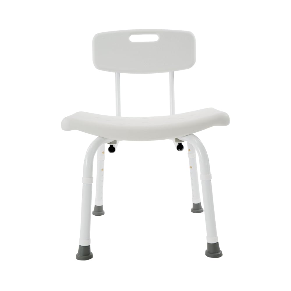 VMS Heavy Duty Shower Chair - Ultimate Comfort & Durability, 450 lbs Weight Capacity, Tool-Free Assembly