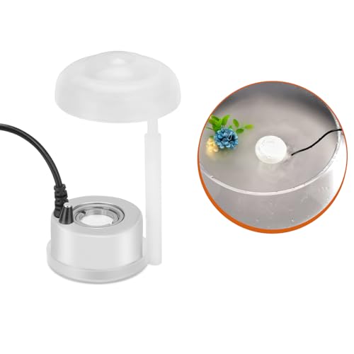 Agptek 700697075366 Aluminum Mini Mist Maker Fogger Water Fountain Pond Fog Machine Atomizer, Perfect For Halloween thumb #4