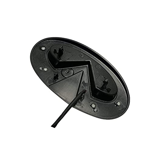 RuiCi Lucky Illuminated LED Light Car Front Grille Grill Star Emblem Badge Black Edition for Infiniti Q50 Q50S Q50L 2014-2017 White