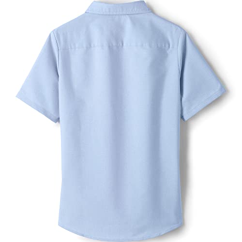 Image of Lands' End School Uniform Girls Short Sleeve Oxford Dress Shirt