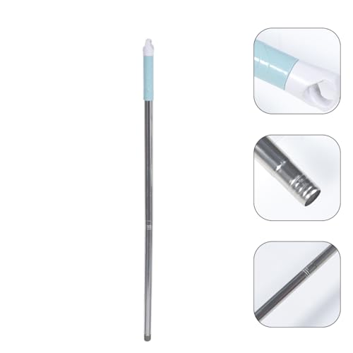 Amosfun 32.67In Stainless Steel Broom Handle Replacement Stick with Standard Threading for Floor Cleaning and Sweeping - Multi-Section Mop and Broom Pole - Thumbnail 6