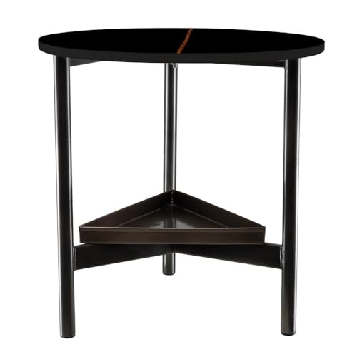 Image of Wakefit Malabar Coffee Table I Marble Finish I Vitrified Tile Top I St Laurent