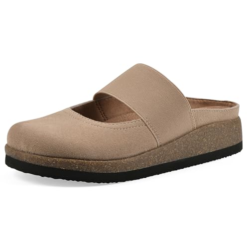 WHITE MOUNTAIN Women's Bassi Keyhole Signature Comfort-Molded Footbed Mule