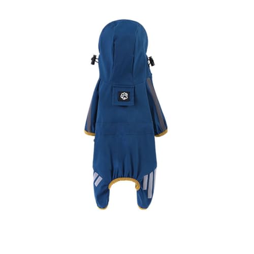 犬 レインコート 犬 カッパ リード穴あり 犬服 ペット 雨具 可愛い ペットレインコート フード付き 着脱簡単 梅雨対応 通気 防雪 防水 防塵 汚れ防止 風よけ寒さ対応 耐久性 快適 軽量 携帯便利 散歩 小中型犬 L