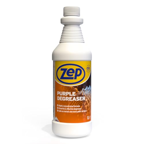 Zep Purple Degreaser Concentrate 1L Heavy Duty for Cleaning Products Dilutes Up to 50L