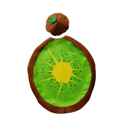 Hellery Déguisement de fruits, décoration d'Halloween, déguisement pour spectacles, carnavals, Kiwis Adultes
