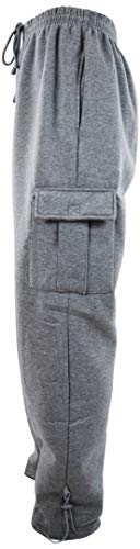 Mens Cargo Sweatpants with Drawstrings2