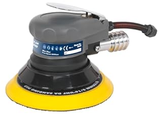 Sealey Sa09 Air Palm Orbital Sander 150Mm Dust-Free