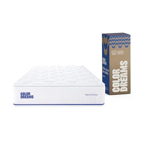 La mejor selección de Ofertas de Colchones en Walmart los 5 mejores. 48 COLORDREAMS Colchón Individual Hybrid Deluxe 25 cm | Híbrido Pocket Coil + Memory Foam | Firme | Hipoalergénico y antiácaros | Transpirable | 100x190 cm | Colchones en Caja