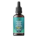 SMSHEALTHPRODUCTS.com Soursop Bitters Liquid Drops 20-in-1 with Sea Moss, Moringa, Turmeric, Black Seed Oil, Oregano & Ashwagandha | Herbal Extract Blend | Vegan, Non-GMO | 2 Fl Oz