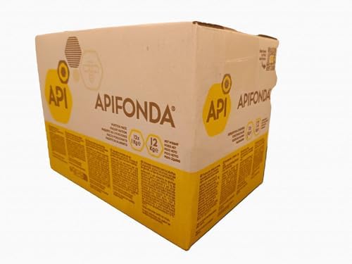 Apifonda Südzucker Bienenfutter – Futterteig 12x1 Kg Beutel, Notfutter Für Ableger, Frühjahrsfütterung, Imkereibedarf