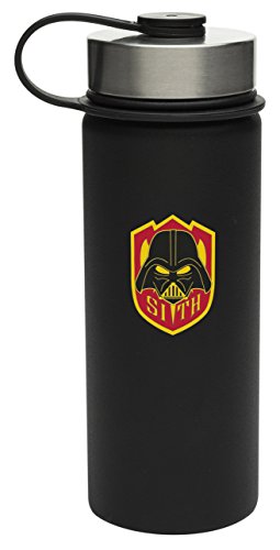 Zak Designs SWRG-B620 Star Wars Insulated Water Bottles, 0, Darth Vader