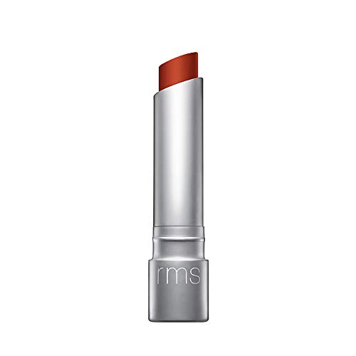 RMS Beauty Wild With Desire Lipstick - Natural Satin-Finish, Moisturizing Lip Makeup Enriched with Beauty Oil - RMS Red (0.15 Ounce)