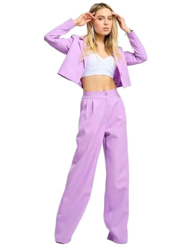 Costume femme 2 pièces tailleur pantalon et veste de bureau dame