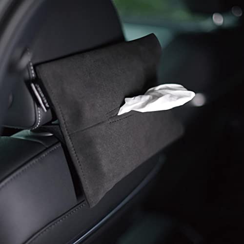 Saco de tecido do console do carro, Bolsa de tecido reutilizável, Suportes de lenços de carro de fác