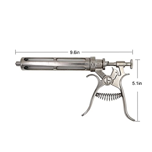 Rinderspritzenpistole, 30/50 cc, genaue automatische Dosierung, Edelstahl, unsteril, 1 Stück