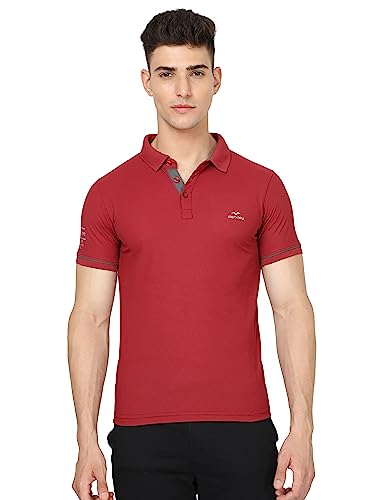 Image of Mens Half Sleeve Polo Neck T-Shirt | Polyster