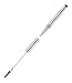 Produktbild ONLINE 31265/3D Mini-Kugelschreiber i-Charm Chrome, D1-Standardmine, blauschreibend, Stylus Tip, ansteckbar an Kopfhörer-Buchse